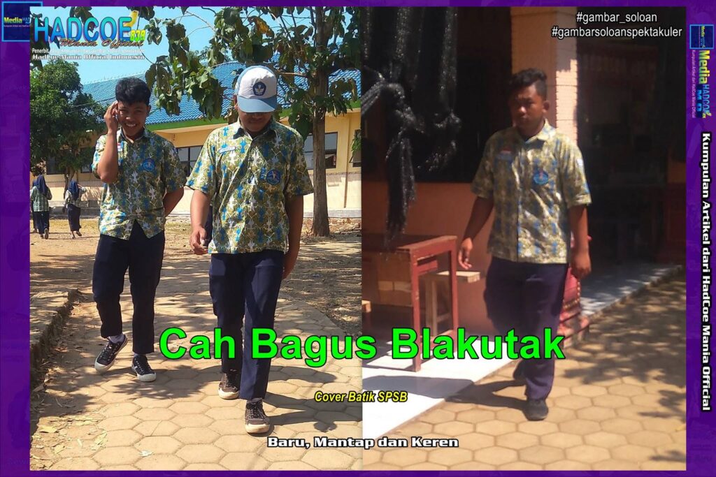 Gambar Soloan Spektakuler Versi Putra – Gambar siswa SMA Soloan Spektakuler Cover Batik SPSB Edisi 58A