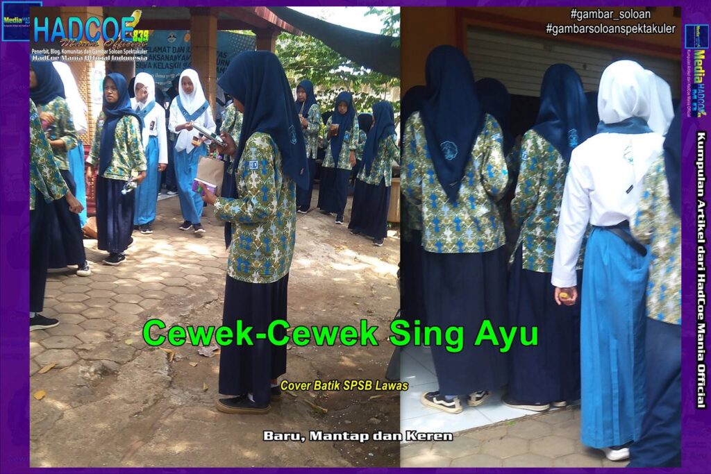 Gambar Soloan Spektakuler – Gambar SMA Soloan Spektakuler Cover Batik SPSB Lawas Edisi 62A