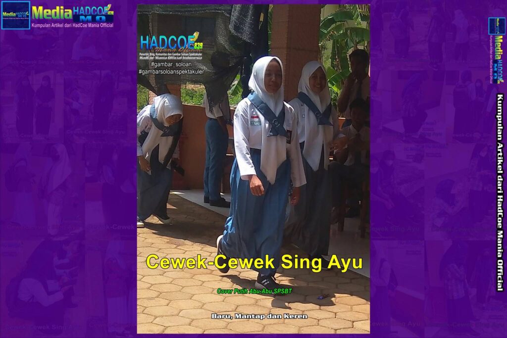 Inilah Gambar Soloan Spektakuler, Gambar SMA Soloan Spektakuler Cover Putih Abu-Abu SPSBT dari Buku Album Gambar Soloan Edisi 66 A Terbaik