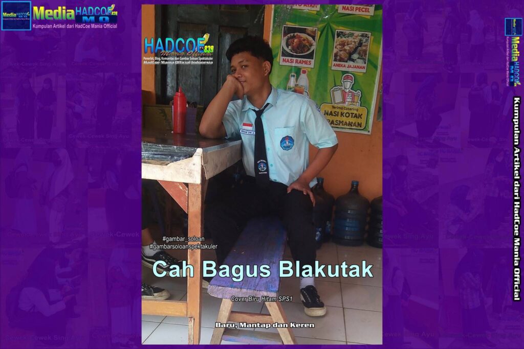 Gambar Soloan Spektakuler Versi Putra – Gambar Siswa SMA Soloan Spektakuler Cover Biru Hitam Edisi 66A
