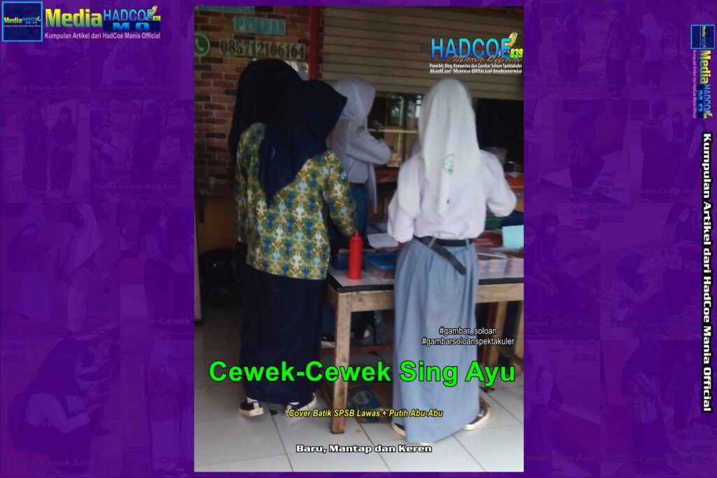 Gambar Soloan Spektakuler – Gambar SMA Soloan Spektakuler Cover Batik SPSB Lawas Edisi 68
