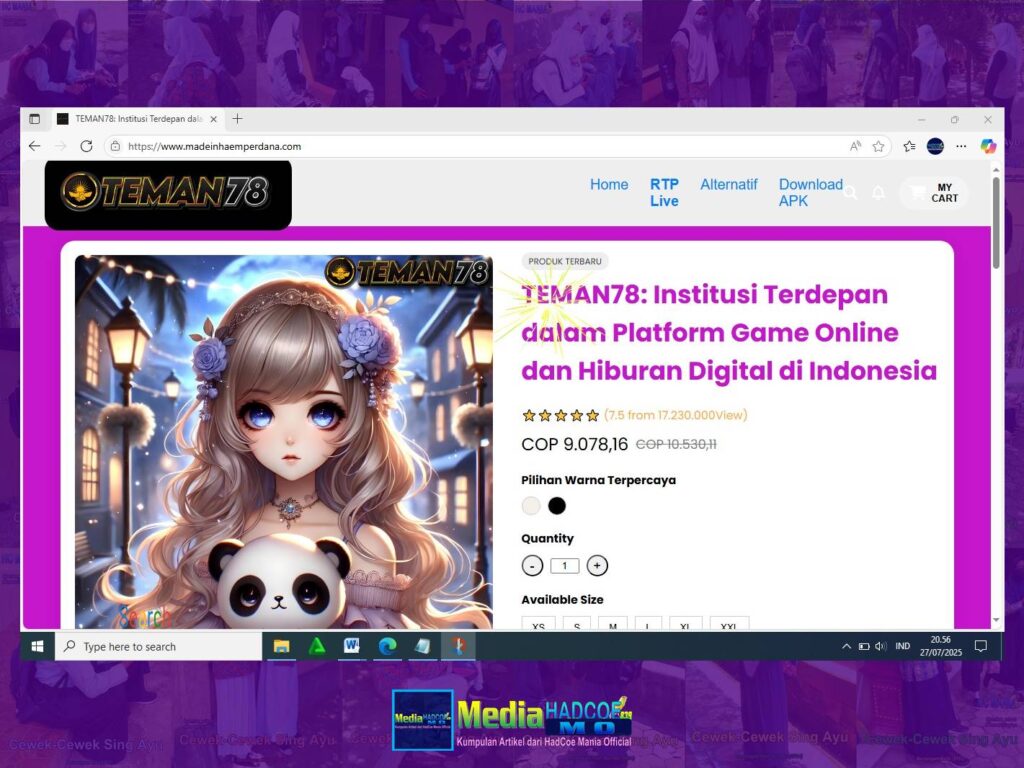 Website Made In HA EM Perdana Diretas dan Disalahgunakan Oleh Oknum yang Tidak Bertanggungjawab