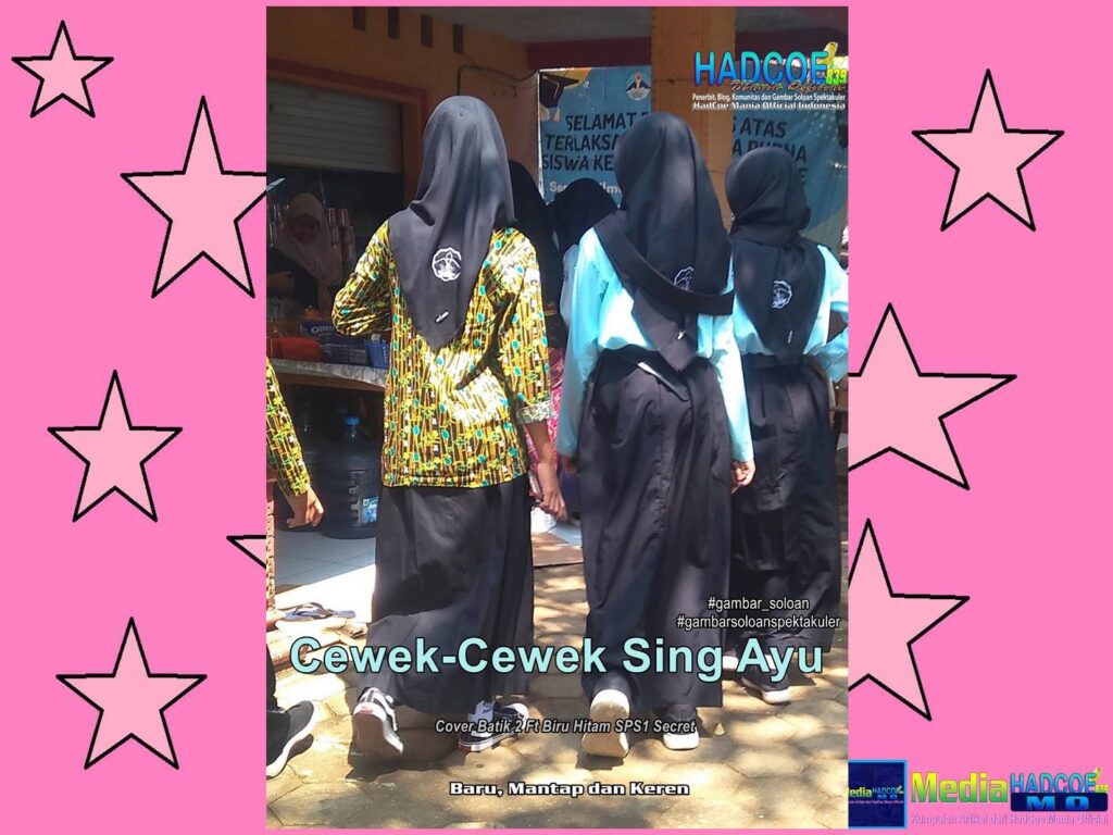 Gambar Soloan Spektakuler Pinky MDHM – SMA Soloan Spektakuler Cover Batik 2 Ft Biru Hitam SPS1 12-69-70